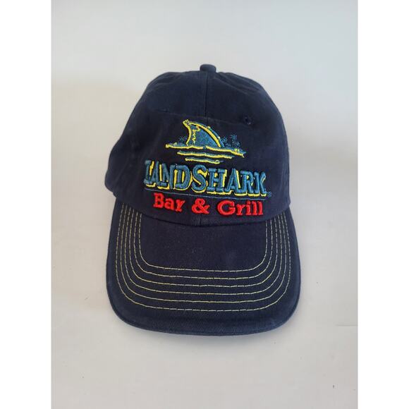 Landshark Bar and Grill Atlantic City Hat Embroidered Blue RARE - Picture 1 of 8
